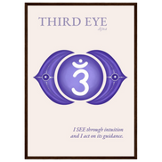 Stirnchakra Poster Ajna | Drittes Auge | Fine Art Print A4-A2