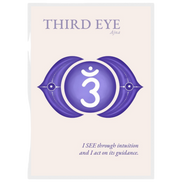 Stirnchakra Poster Ajna | Drittes Auge | Fine Art Print A4-A2