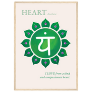 Herzchakra Poster Anahata | Heart Chakra | Fine Art Print A4-A2