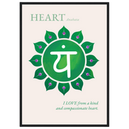 Herzchakra Poster Anahata | Heart Chakra | Fine Art Print A4-A2