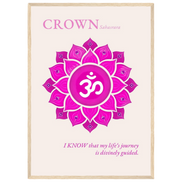 Kronenchakra Poster Sahasrara | Fine Art Print A4-A2