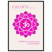 Kronenchakra Poster Sahasrara | Fine Art Print A4-A2