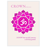 Kronenchakra Poster Sahasrara | Fine Art Print A4-A2