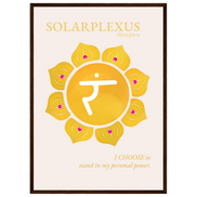 Solarplexuschakra Poster Manipura | Fine Art Print A4-A2