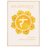 Solarplexuschakra Poster Manipura | Fine Art Print A4-A2