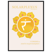 Solarplexuschakra Poster Manipura | Fine Art Print A4-A2