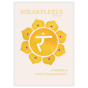 Solarplexuschakra Poster Manipura | Fine Art Print A4-A2