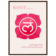 Wurzelchakra Poster Muladhara | Root Chakra | Fine Art Print A4-A2