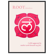 Wurzelchakra Poster Muladhara | Root Chakra | Fine Art Print A4-A2