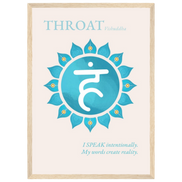 Halschakra Poster Vishuddha | Throat Chakra | Fine Art Print A4-A2