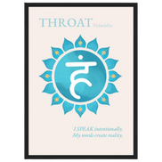 Halschakra Poster Vishuddha | Throat Chakra | Fine Art Print A4-A2