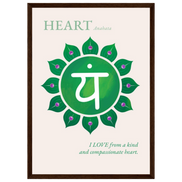 Herzchakra Poster Anahata | Heart Chakra | Fine Art Print A4-A2