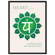 Herzchakra Poster Anahata | Heart Chakra | Fine Art Print A4-A2