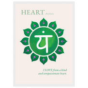 Herzchakra Poster Anahata | Heart Chakra | Fine Art Print A4-A2
