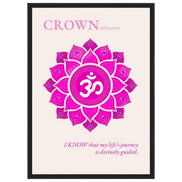 Kronenchakra Poster Sahasrara | Fine Art Print A4-A2