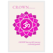 Kronenchakra Poster Sahasrara | Fine Art Print A4-A2