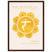 Solarplexuschakra Poster Manipura | Fine Art Print A4-A2