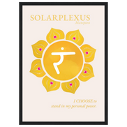 Solarplexuschakra Poster Manipura | Fine Art Print A4-A2