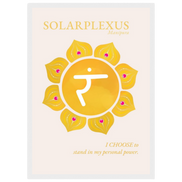 Solarplexuschakra Poster Manipura | Fine Art Print A4-A2