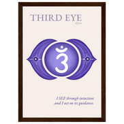 Stirnchakra Poster Ajna | Drittes Auge | Fine Art Print A4-A2