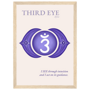Stirnchakra Poster Ajna | Drittes Auge | Fine Art Print A4-A2