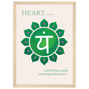 Herzchakra Poster Anahata | Heart Chakra | Fine Art Print A4-A2