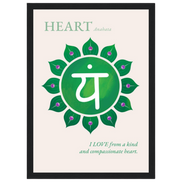 Herzchakra Poster Anahata | Heart Chakra | Fine Art Print A4-A2