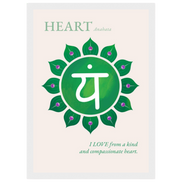 Herzchakra Poster Anahata | Heart Chakra | Fine Art Print A4-A2