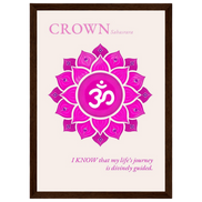 Kronenchakra Poster Sahasrara | Fine Art Print A4-A2