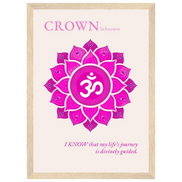 Kronenchakra Poster Sahasrara | Fine Art Print A4-A2