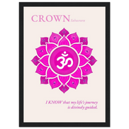 Kronenchakra Poster Sahasrara | Fine Art Print A4-A2