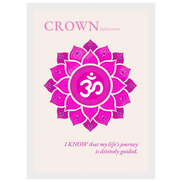Kronenchakra Poster Sahasrara | Fine Art Print A4-A2