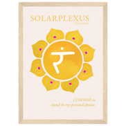 Solarplexuschakra Poster Manipura | Fine Art Print A4-A2