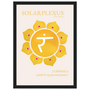Solarplexuschakra Poster Manipura | Fine Art Print A4-A2