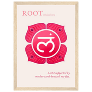 Wurzelchakra Poster Muladhara | Root Chakra | Fine Art Print A4-A2