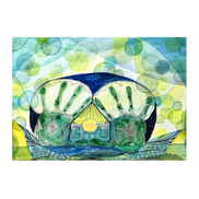 Healing Hands · Aquarell & Fineliner | Fine Art Poster A3–A2