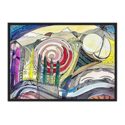 In Verbindung · Aquarell & Fineliner · Fine Art Poster A3–A2