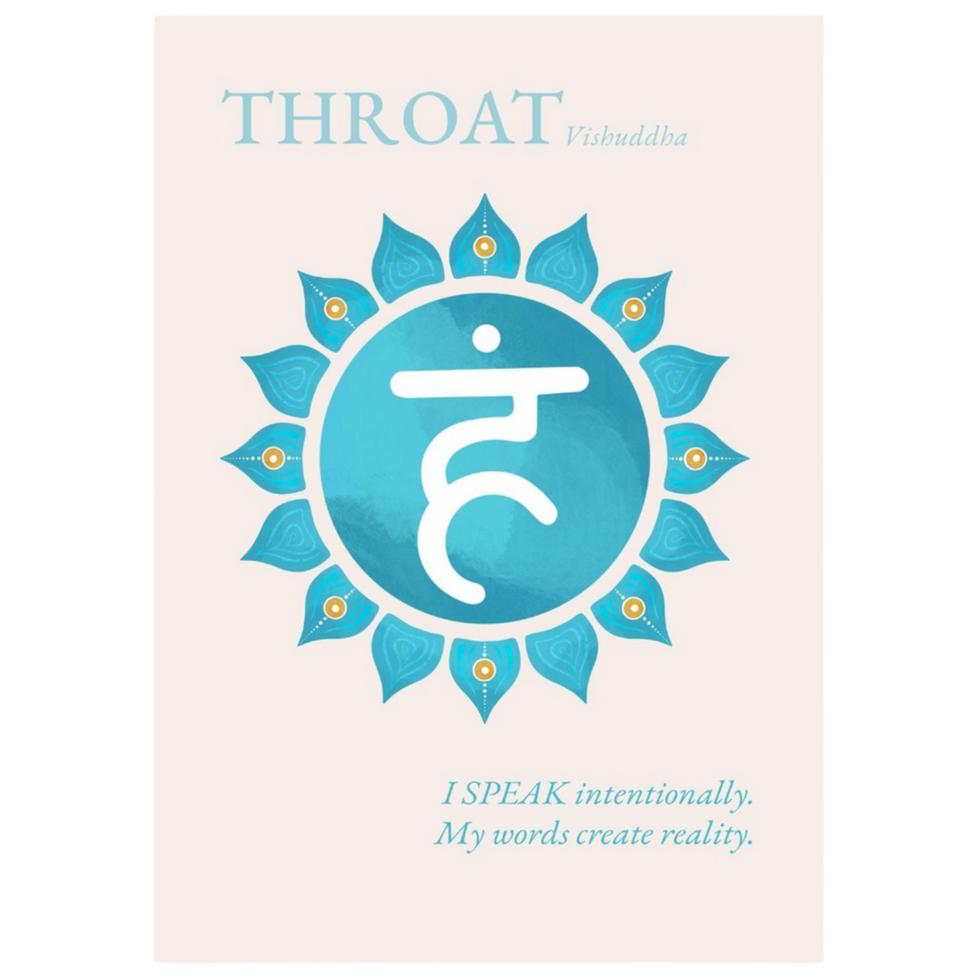 Halschakra Poster Vishuddha | Throat Chakra | Fine Art Print A4-A2