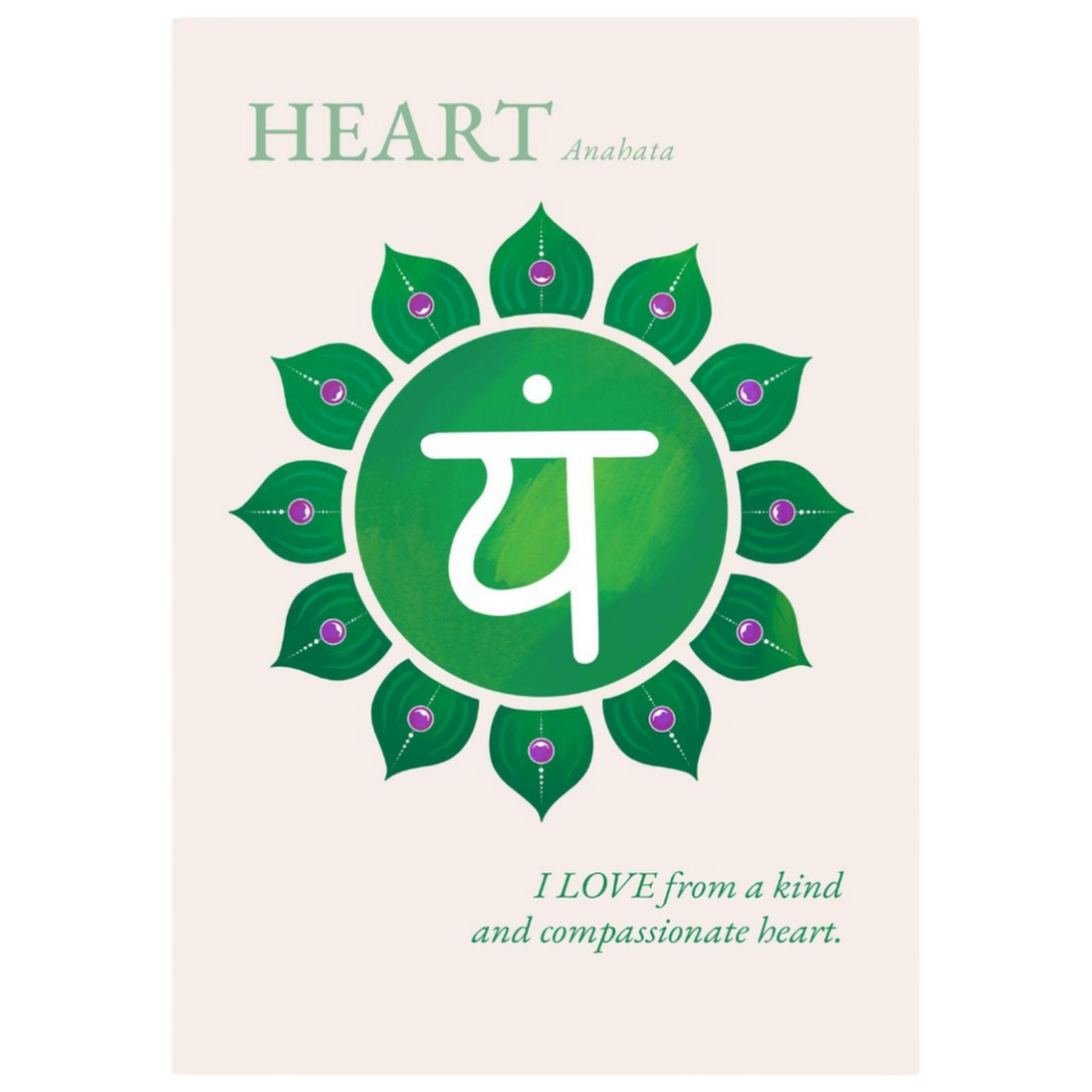 Herzchakra Poster Anahata | Heart Chakra | Fine Art Print A4-A2