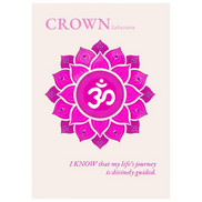 Kronenchakra Poster Sahasrara | Fine Art Print A4-A2