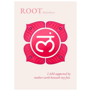 Wurzelchakra Poster Muladhara | Root Chakra | Fine Art Print A4-A2