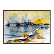 Spaziergang mit dem Inneren Kind | Aquarell Fine Art Kunstdruck A3–A1