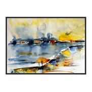 Spaziergang mit dem Inneren Kind | Aquarell Fine Art Kunstdruck A3–A1