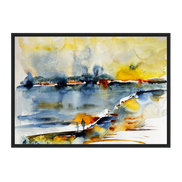 Spaziergang mit dem Inneren Kind | Aquarell Fine Art Kunstdruck A3–A1