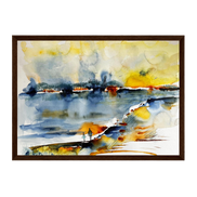 Spaziergang mit dem Inneren Kind | Aquarell Fine Art Kunstdruck A3–A1