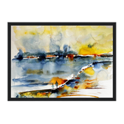 Spaziergang mit dem Inneren Kind | Aquarell Fine Art Kunstdruck A3–A1