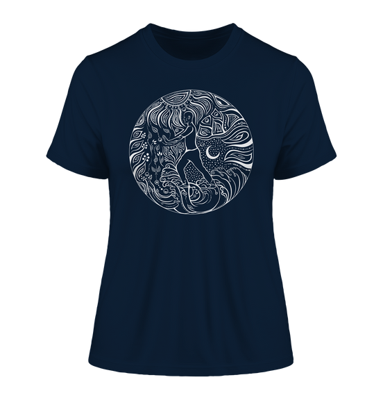 5 Elemente Qi Gong T-Shirt | Weiß | Organisches T-Shirt | Damen