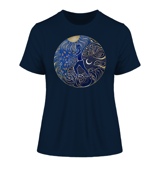 5 Elemente Qi Gong T-Shirt | Farbig | Organisches T-Shirt | Damen
