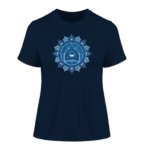 Halschakra T-Shirt | Vishuddha Chakra | Organisches T-Shirt | Damen