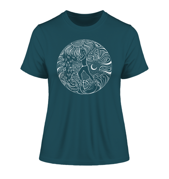 5 Elemente Qi Gong T-Shirt | Weiß | Organisches T-Shirt | Damen